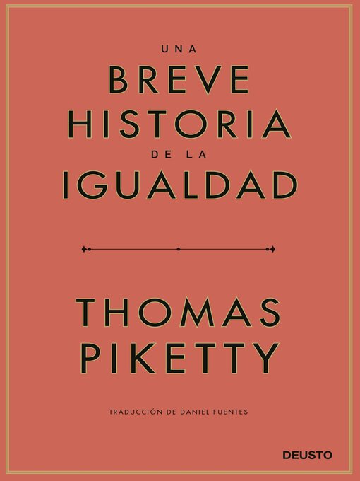 Title details for Una breve historia de la igualdad by Thomas Piketty - Available